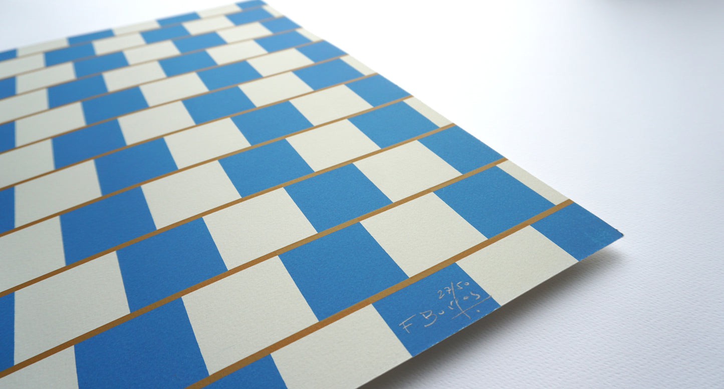 Blue Parallel Lines