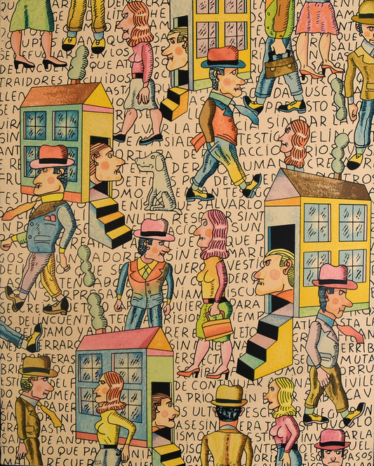 Personnages a la Ville et Écriture