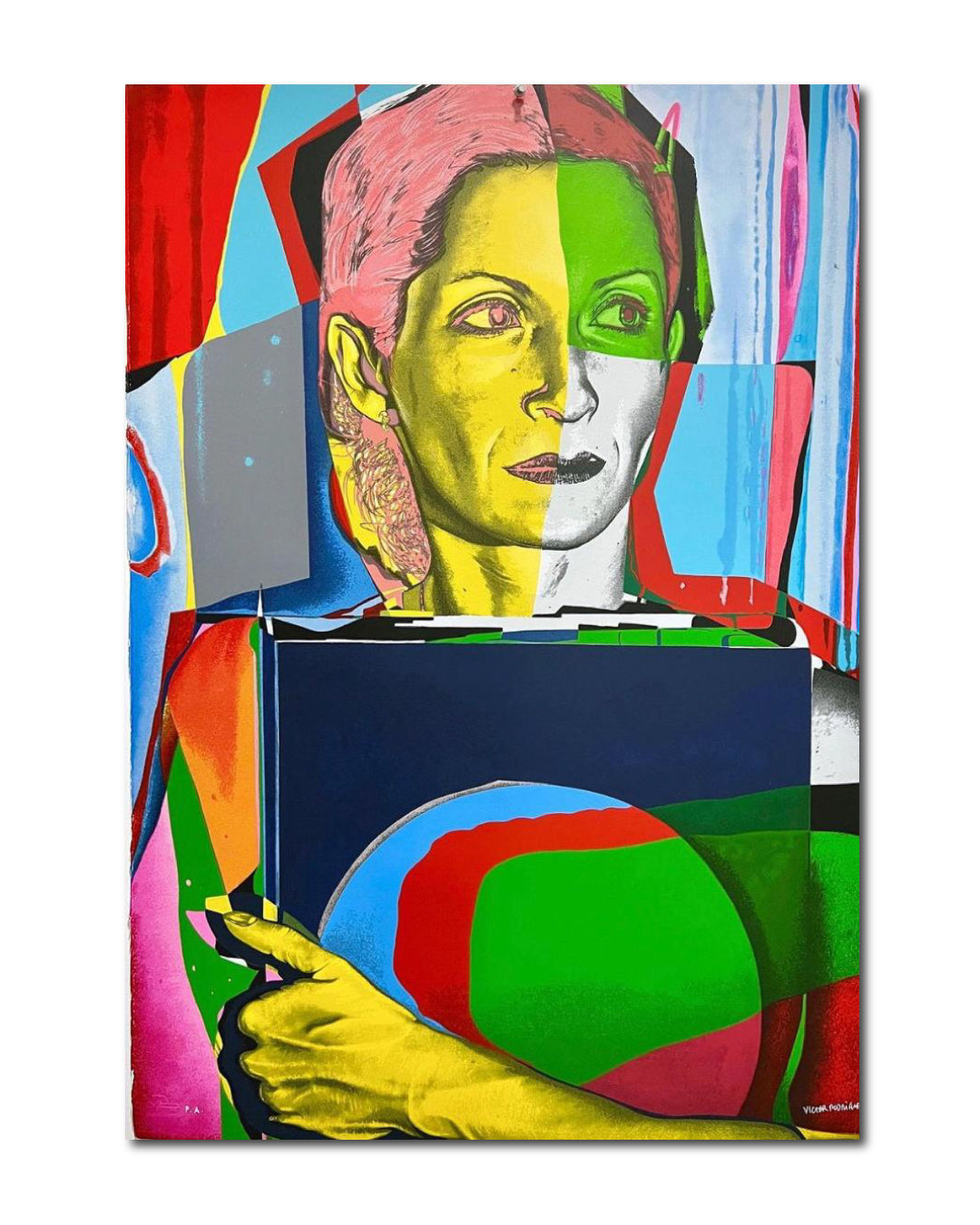 Woman in Multicolor