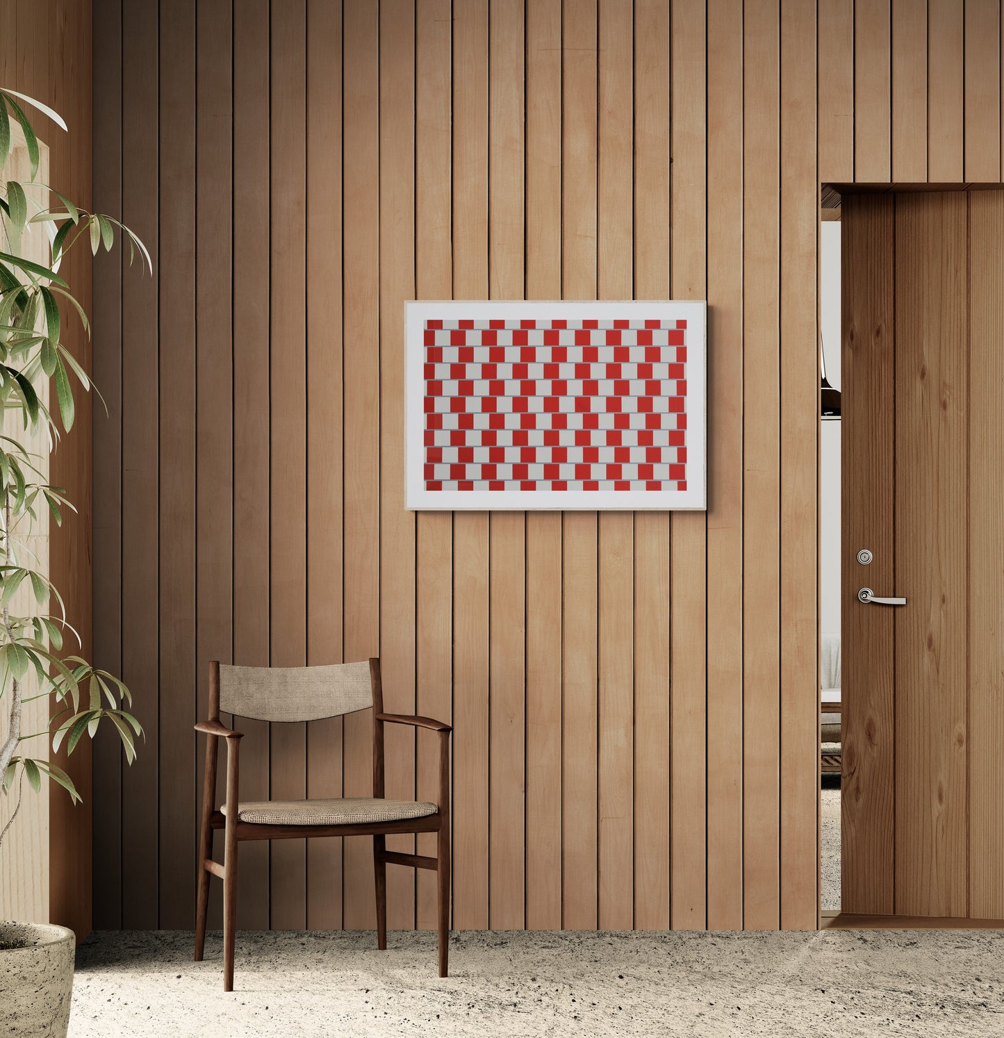 Red Parallel Lines