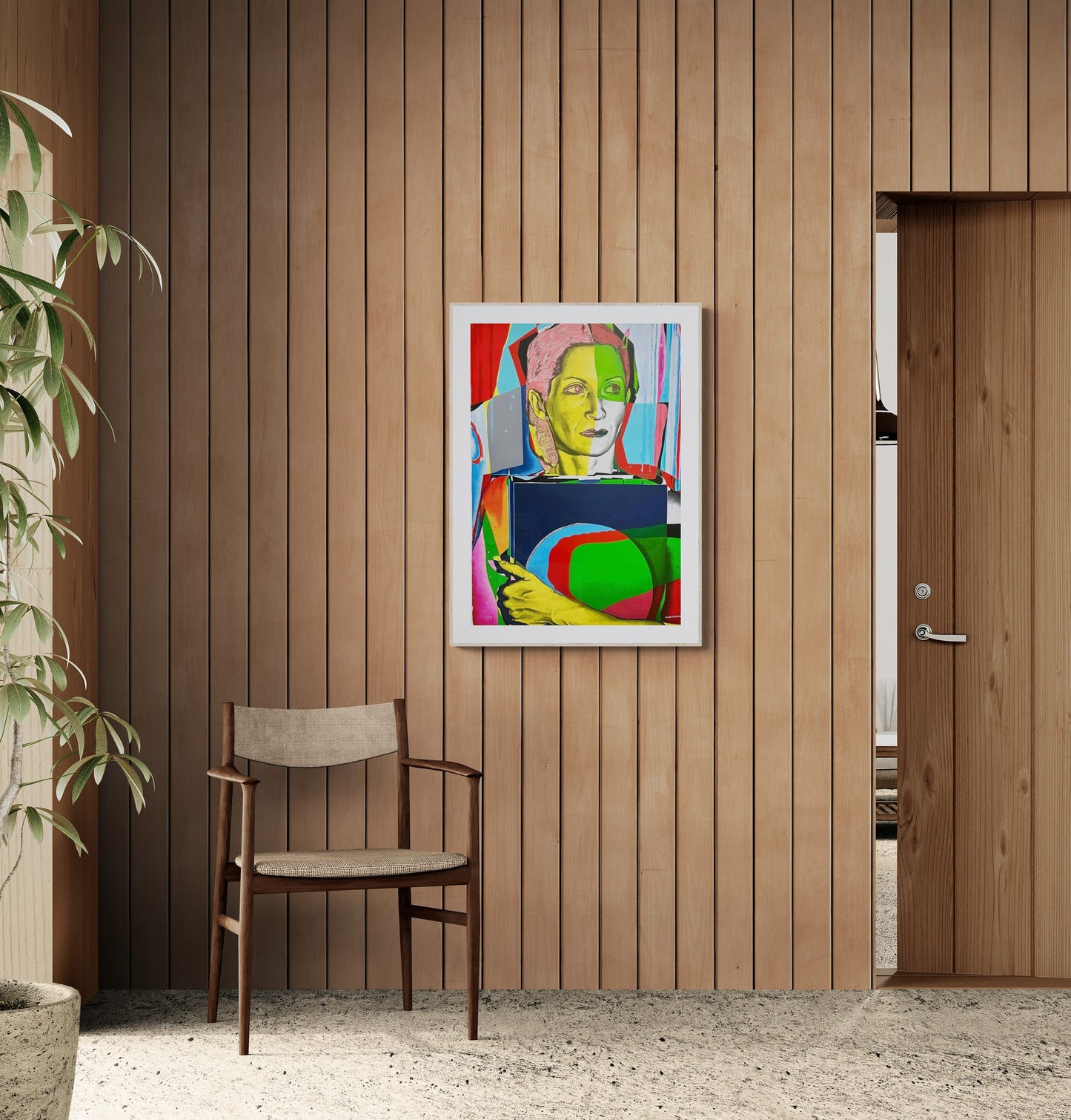 Woman in Multicolor