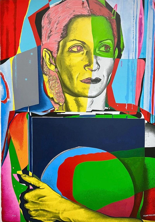 Woman in Multicolor