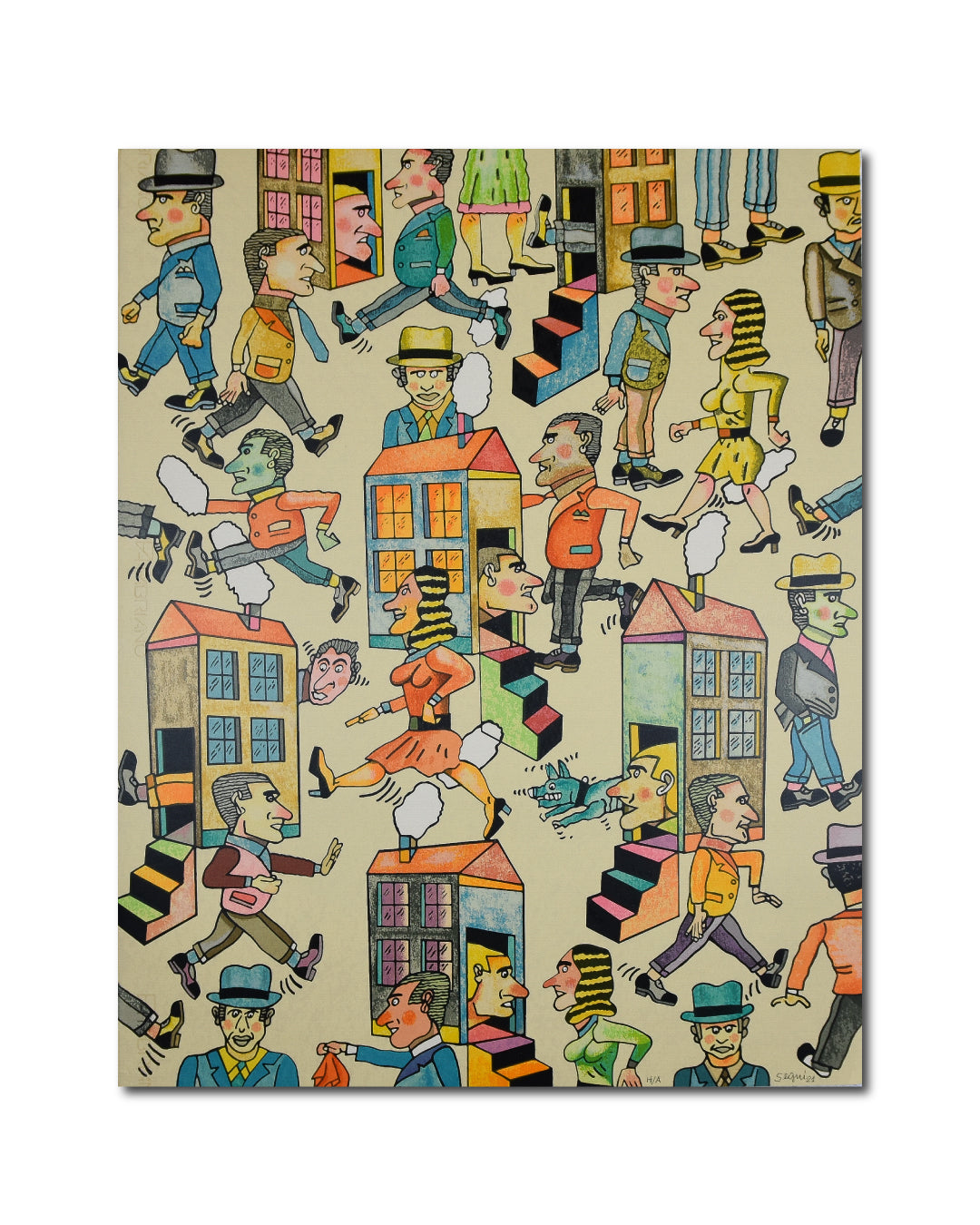 Personnages a la Ville