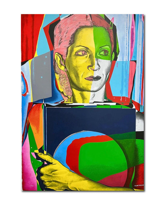 Woman in Multicolor